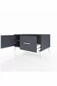 Kronos Dresser Single Shelf Single Drawer Single Door Anthracite-Anthracite