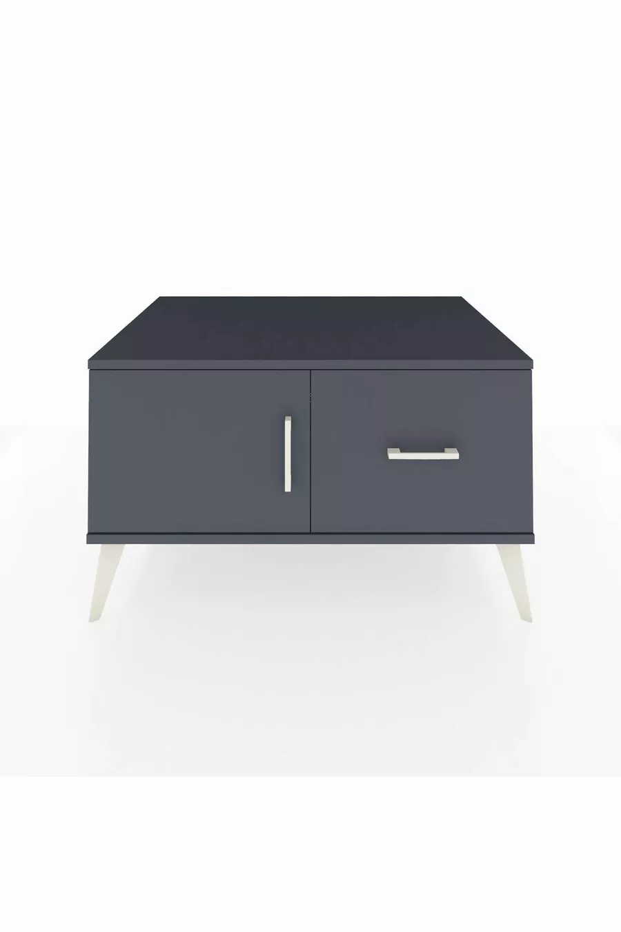 Kronos Dresser Single Shelf Single Drawer Single Door Anthracite-Anthracite