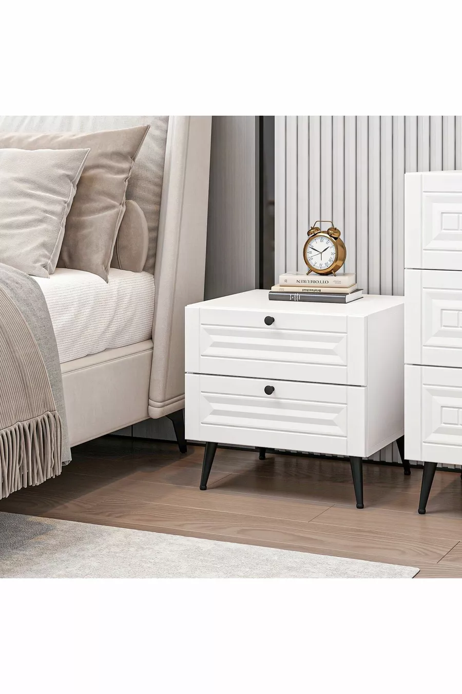 Kale Commode Printemps Blanc/Blanc
