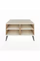 Commode Kronos à 2 étagères en pin et pierre d'achim