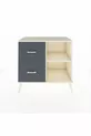 Hyperion Dressoir Enkele Plank 2 Lade Maansteen-Maansteen/Antraciet
