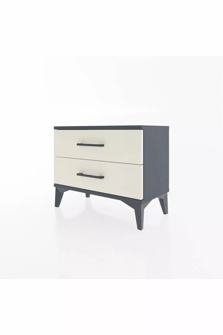 Arges Commode 2 Lades Antraciet-Leisteen