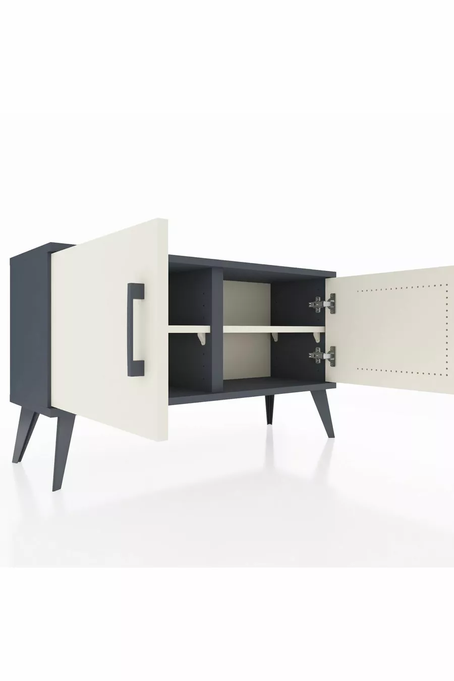 Arges Dresser 2 Shelves 2 Doors Anthracite-Agate