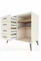 Hyperion Dresser 2 Shelves 4 Drawers Moonstone-Pine/Moonstone