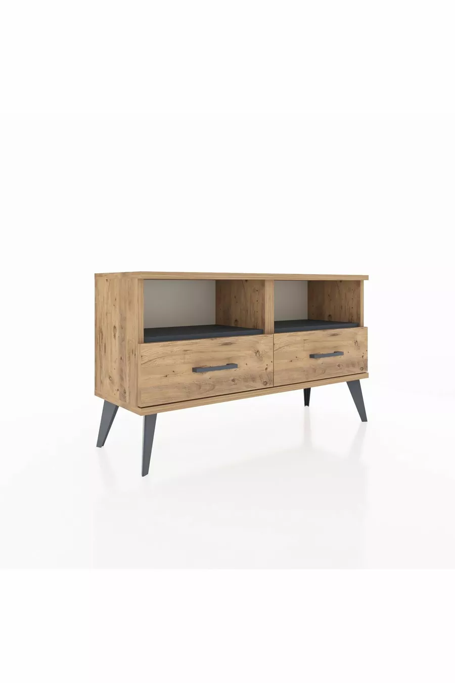 Arges Dressoir 2 Planken 2 Lades Den/Antraciet/Den