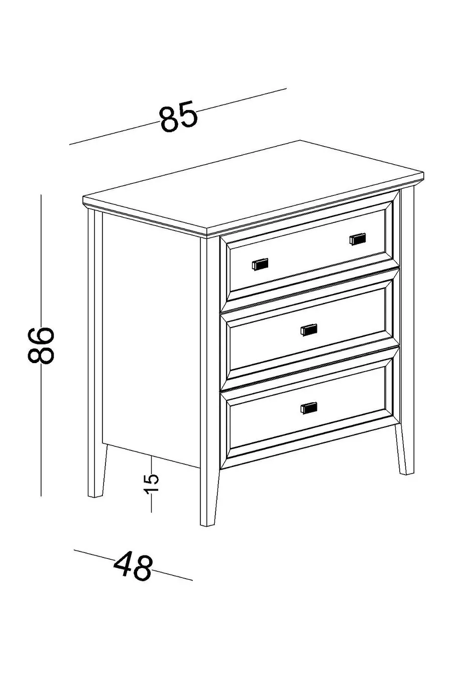 Orion Kinderzimmer (3-türiger Schrank + * Montessori + Kommode)