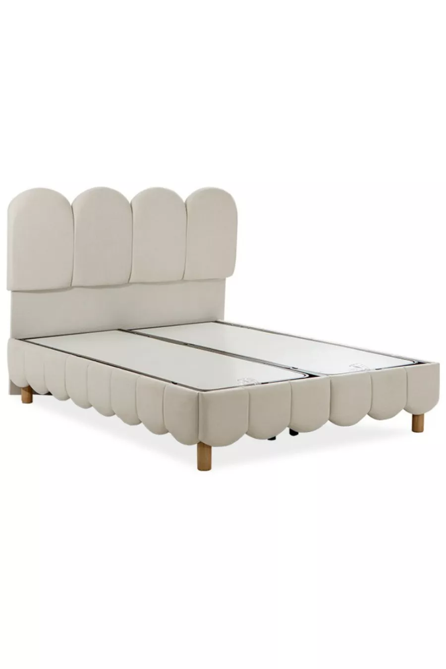 Ensemble de lit Eco Bohème / Cadre + Tête de lit + Matelas