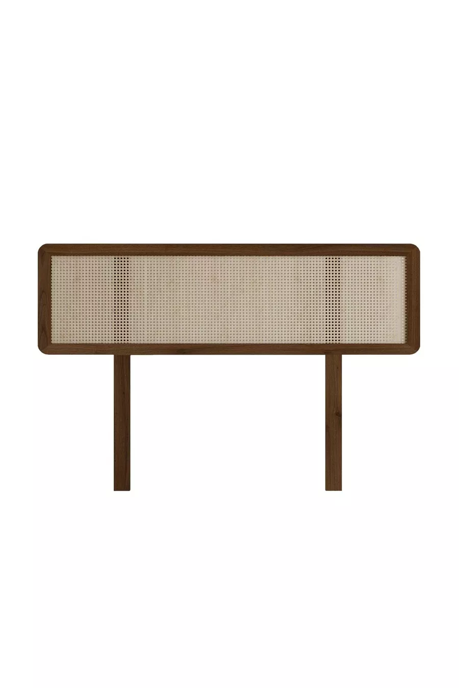 Tête de lit en bois couleur noyer Hazeran