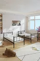 Tekno Bunk Bed Compatible Black Detachable Metal Bunk Bed Frame