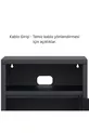 Pera Nachtkastje met Open Planken, 5 x x cm - Verkrijgbaar in 9 Kleuren