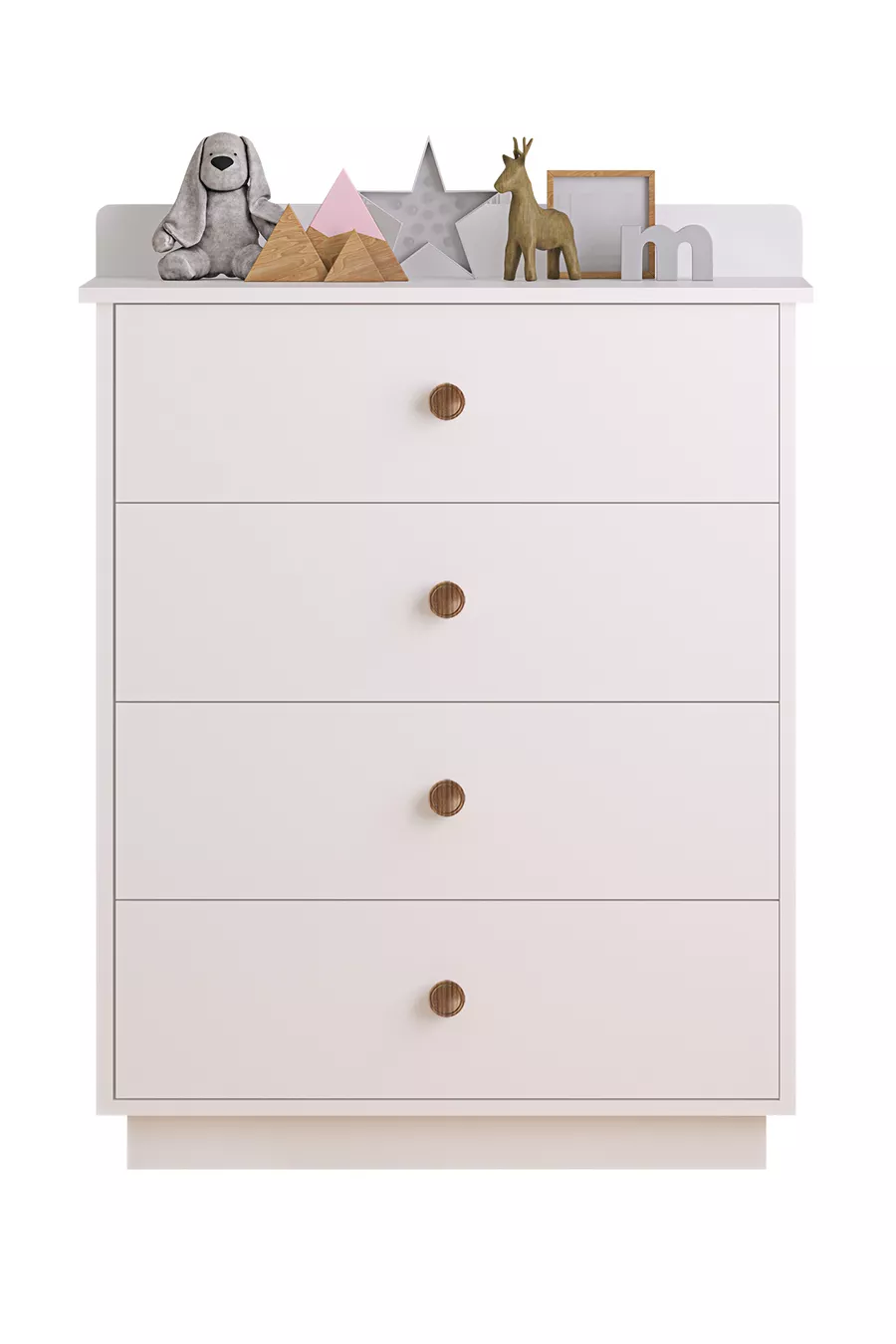 Commode moderne Elif à 4 tiroirs