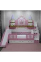LETTO A CASTELLO CON SCIVOLO E LETTINO PER BAMBINI