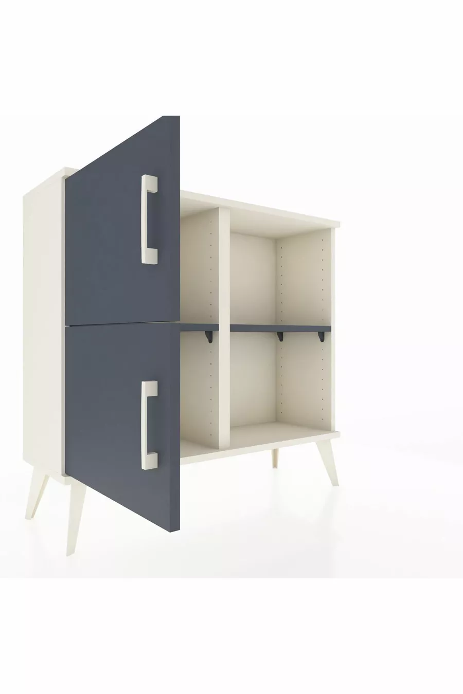 Arges Dresser 2 Shelves 2 Doors Moonstone-Anthracite