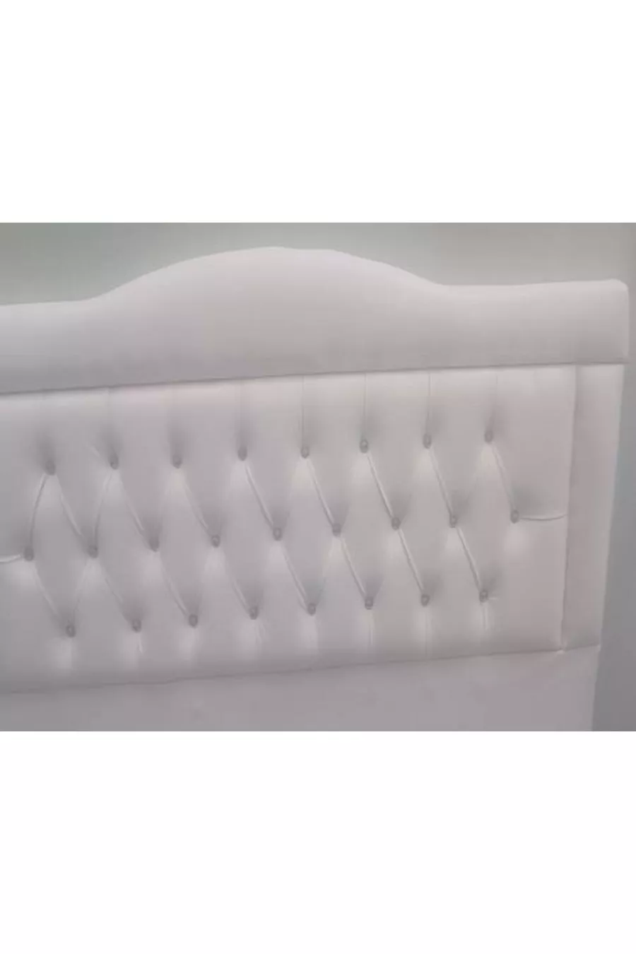 Titre DK Double Taille Modèle Tissu en Cuir Synthétique Couleur Crème Fait Main