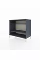 Commode Hyperion 2 étagères Anthracite-Anthracite