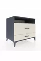Kronos Dressoir Enkel Plank 2 Laden Antraciet-Leisteen