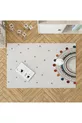 Regenboog Kinderkamer Set (gordijn, bedsprei en kussen, tapijt)