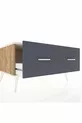 Commode Kronos 2 tiroirs Pin-Achat/Anthracite