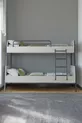 Letto a Castello con Struttura in Metallo a Doppio Piano per Cameretta dei Ragazzi e Bambini x 