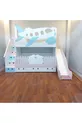 Thy Sliding Loft Bed with Aircraft Model