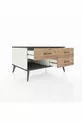 Commode Kronos 3 tiroirs Pierre de Lune-Anthracite/Pin