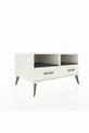 Kronos Dressoir 2 Planken 2 Lades Maassteen-Antraciet/Maassteen