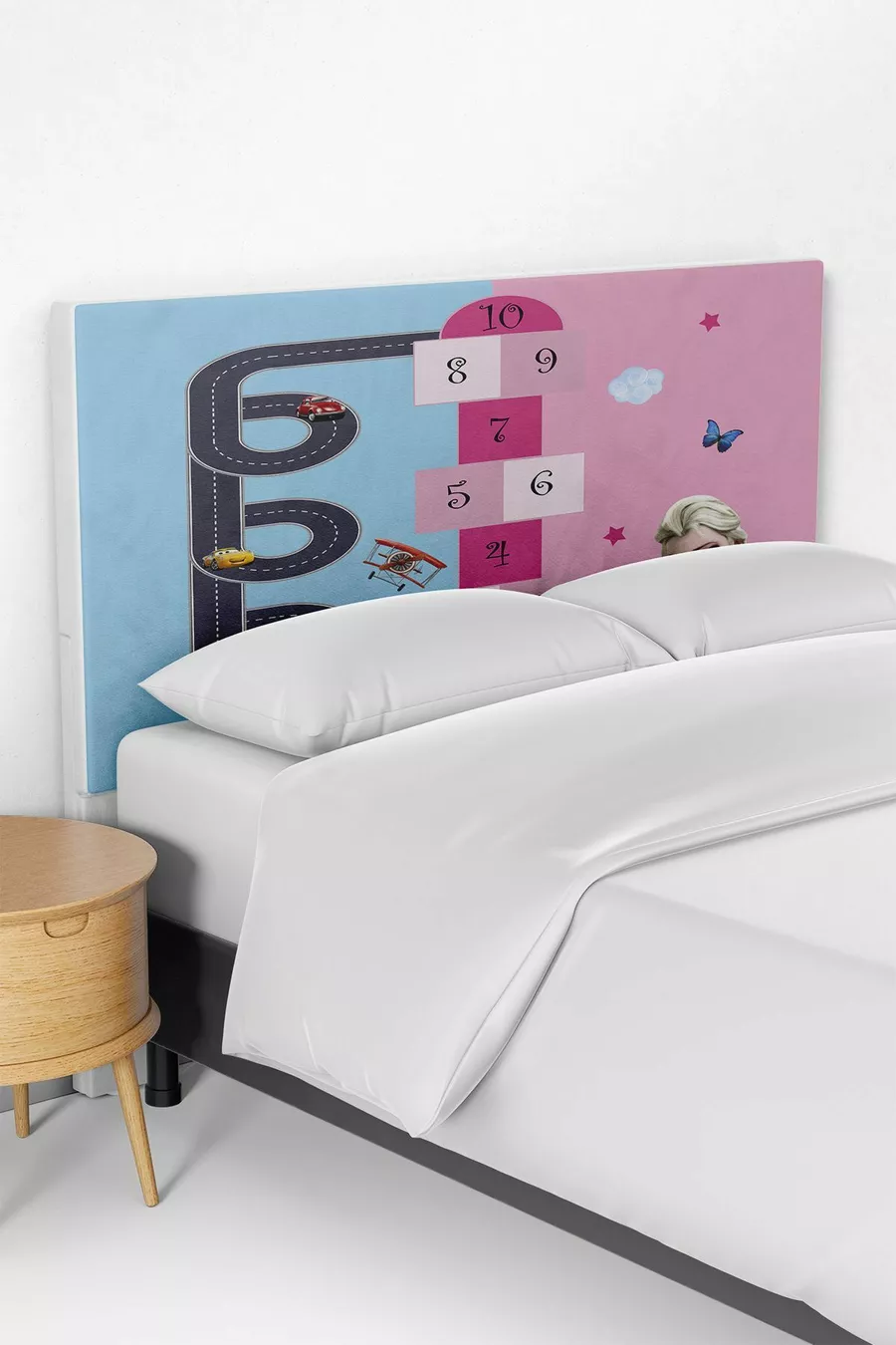 Housse de tête de lit pour lit coffre de chambre jumelles filles et garçons