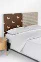 Copertura per testiera del letto per bambini con anatra carina e motivo bohémien
