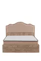Ensemble de Lit Double Grand - Lit / Sommier / Tête de lit - 