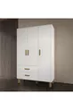 Bohem Children's Room Set White Fully MDF (4 Pieces)