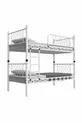 Letto a castello e letto singolo in metallo per bambini Metis