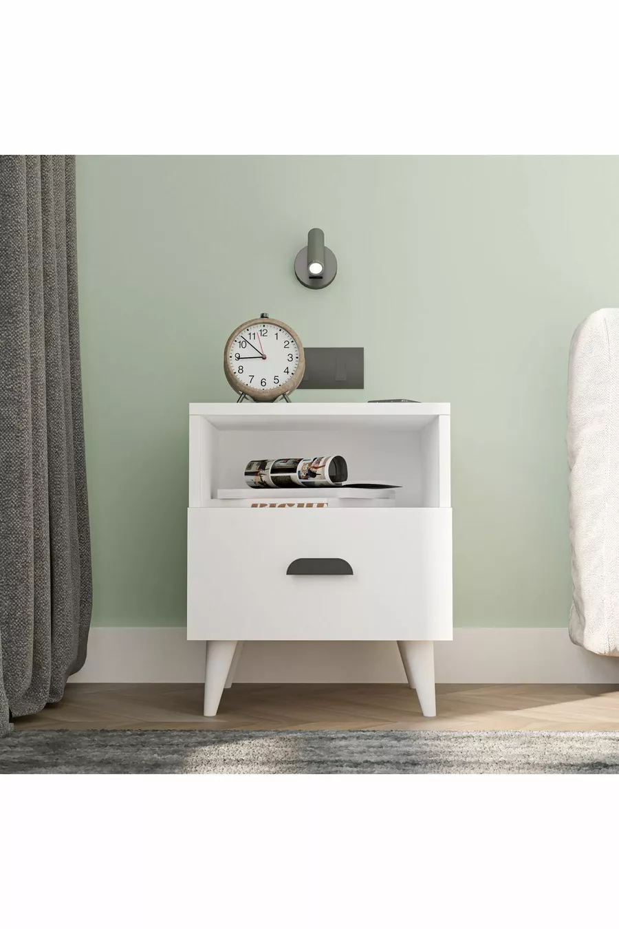 Ensemble de Chambre Jeune İnci (GARDEROBE, CHIFFONNIER, CHEVET)