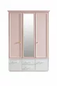Rosa Genç Odası - 3 Kapılı Dolap, Karyola, Komodin
