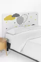 Balloon Pattern Children's Room Bed Base Headboard Cover