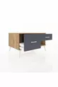 Commode Kronos 2 tiroirs Pin-Pin/Anthracite