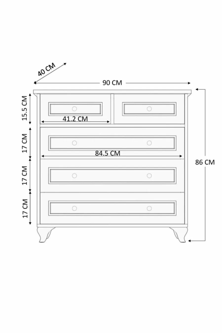Izel Country Commode