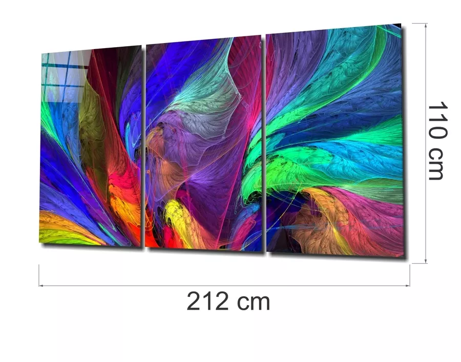 Peinture sur verre méga Danse des Couleurs