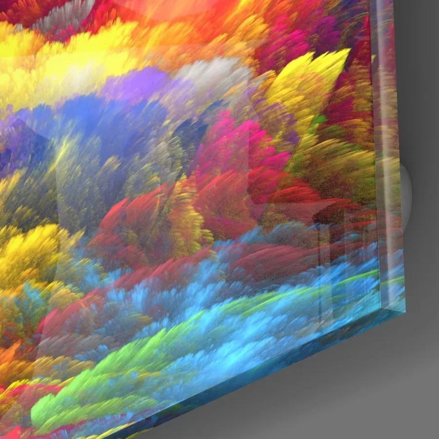 Peinture sur verre éclat de couleur