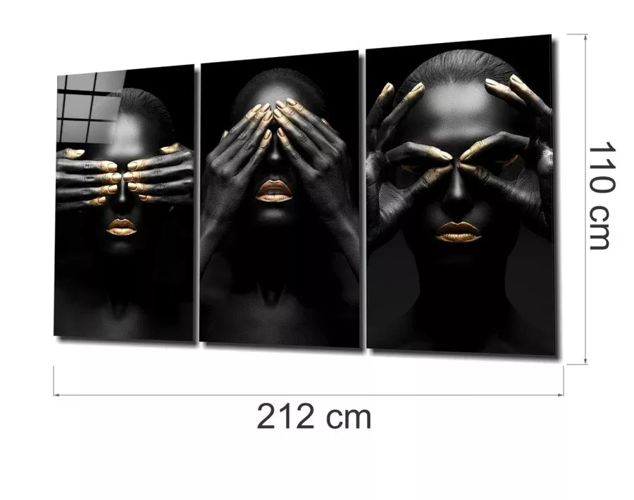 Peinture sur Méga Verre de Femme