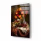 Peinture de verre à vin rouge
