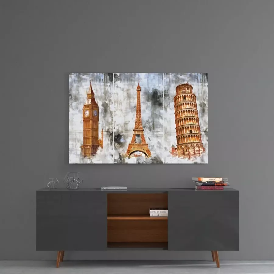 Peinture sur verre méga Trio de Tours