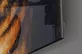La peinture sur verre du tigre
