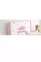 Bed Base Headboard Cover with Pink Princess Print