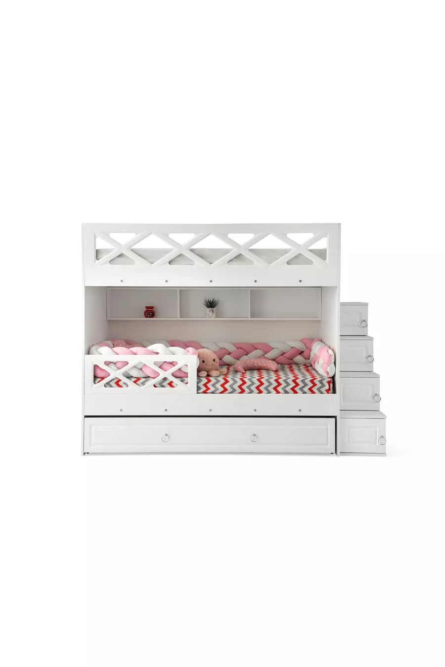 Mars Ranza / 2-piece Bamboo Spring Mattress Included / % MDF