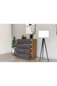 SET CAMERA DA LETTO METALA, GRIGIO ANTRACITE, 6 ANTE