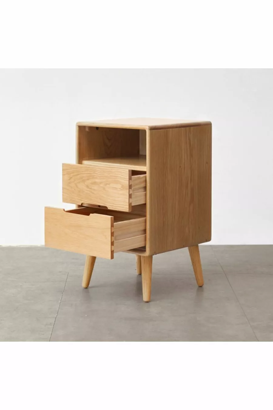 Aura Solid Wood Nightstand