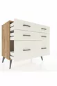 Commode Hyperion 6 tiroirs Pin-Pin / Pierre de lune