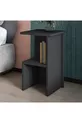 Table de chevet et table d'appoint moderne Roisin multifonctionnelle Anthracite