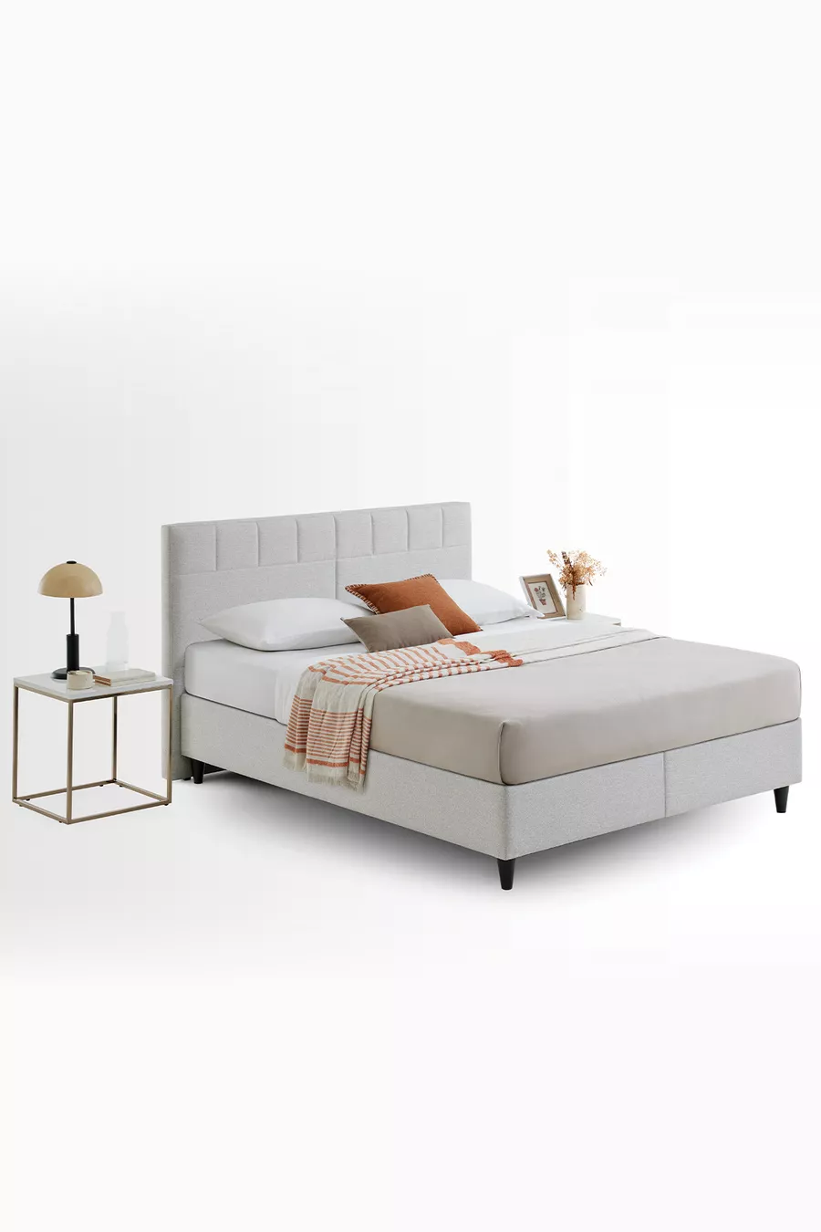 Lento & Supreme Sleep Bettgestell mit Kopfteil, 2-teiliges Set
