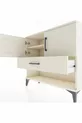 Commode Arges 2 étagères, 1 tiroir, 2 portes, Pierre de lune-Pierres de lune